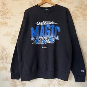 1990s Champion Orlando Magic Sweatshirt | Made in USA | Size XXL (25x28.5”)